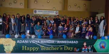 Adani Vidya Mandir students hold magic wand of knowledge to celebrate Teachers’ Day with joy