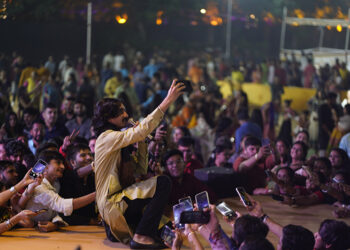 Swarrnim Startup and Innovation University hosts Gujarat’s most trendy Garba Night with Aditya Gadhvi