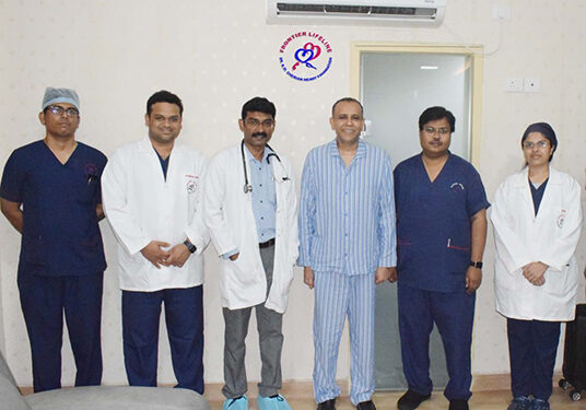Frontier Lifeline Hospital performs keyhole cardiac surgery on Saudi national to give new lease of life