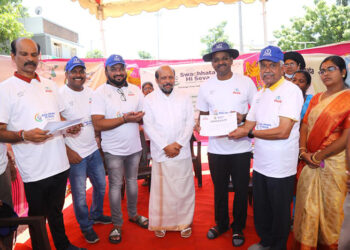 CCIT (TDS), Chennai conducts Cleanliness Drive in and around  Arulmigu Vadapalani Andavar Temple