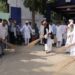 Ramcharit Manas exponent Morari Bapu participates in Swachhata Hi Seva campaign in Morbi