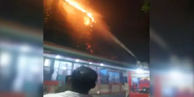Fire breaks out at Sai Baba temple in Chennai
