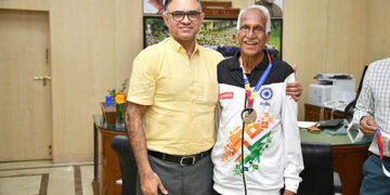Udayanidhi Stalin lauds ICF retiree octogenarian athlete for winning 4 golds in Asian Masters Athletics Championships