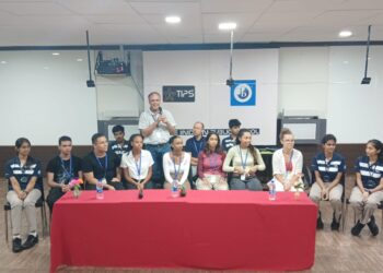 French students and teachers mingle with TIPS counterparts to immerse in cultural sangamam