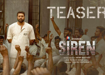 Jayam Ravi’s ‘Siren’ teaser launched at Bigg Boss show during Festival of Lights