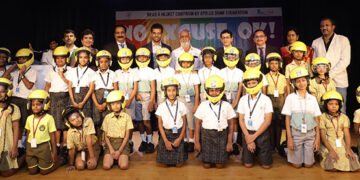 TN Minister Sekar Babu unveils Apollo Shine Foundation’s ‘Helmets for Kids’ initiative for road safety awareness