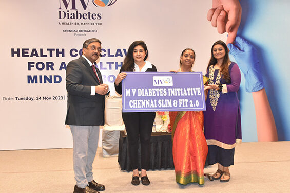 MV Diabetes & Pro M Viswanathan Diabetes Research Centre unveil ‘Chennai Slim & Fit 2.0’