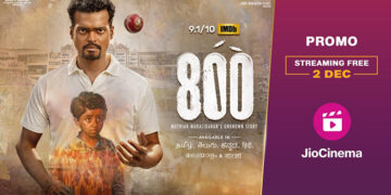 Cricket legend Muttiah Muralitharan’s biopic ‘800’ is set to premiere free on JioCinema on Dec 2
