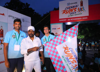 Sociopreneur Raghava Lawrence flags off MRT1’s ‘Chennai Runs’ Marathon 2023 on Sunday