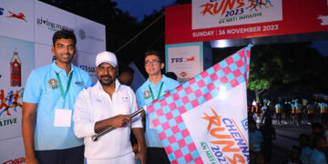 Sociopreneur Raghava Lawrence flags off MRT1’s ‘Chennai Runs’ Marathon 2023 on Sunday