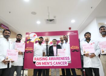 Docs of Kauvery Cancer Institute unite for ‘No Shave November’ to spotlight Men’s Cancer Awareness