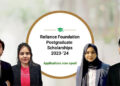 Reliance Foundation invites applications for Postgraduate Scholarships from engineering students