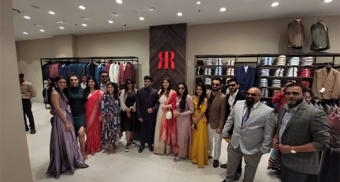 Gujarati film stars open Ahmedabad’s largest Raymond Multibrand showroom at Shyamal Cross Road