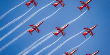 Ahead of World Cup finals, Suryakiran team will perform aerobatic displays on Sunday