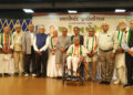 Gujarat Guv felicitates 14 selfless workers with Ashirvad Foundation’s Dharti Ratna Awards