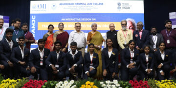 ‘Transforming India into a New Decade’: FM holds brainstorming session with AM Jain College students
