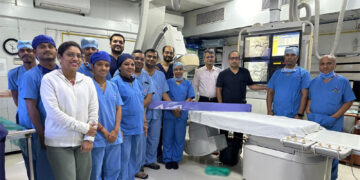 Baroda Heart Institute & Research Centre saves life of a young man using unique intervention