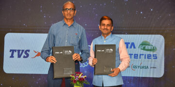 Tata AutoComp GY Batteries signs after-market tie-up agreement with TVS Motor