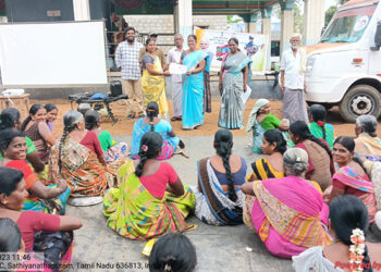 Viksit Bharat Sankalp Yatra continues its voyage in Dharmapuri dist to offer services at citizen’s doorstep