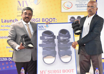 Atmanirbhar Bharat: MV Diabetes, Prof M Viswanathan Diabetes Research Centre unveil ‘MV SURGI BOOT’