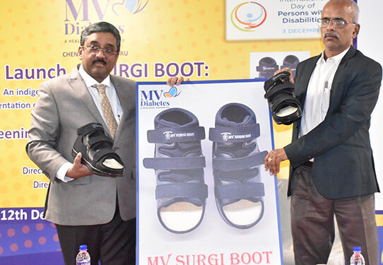 Atmanirbhar Bharat: MV Diabetes, Prof M Viswanathan Diabetes Research Centre unveil ‘MV SURGI BOOT’