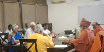 Noyyal Trust holds crucial meeting at Isha Yoga Center for river rejuvenation, gets assignment of 1st 4-km