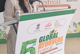 Isha Samskriti students win prizes at the Global Ayurveda Festival in Thiruvananthapuram