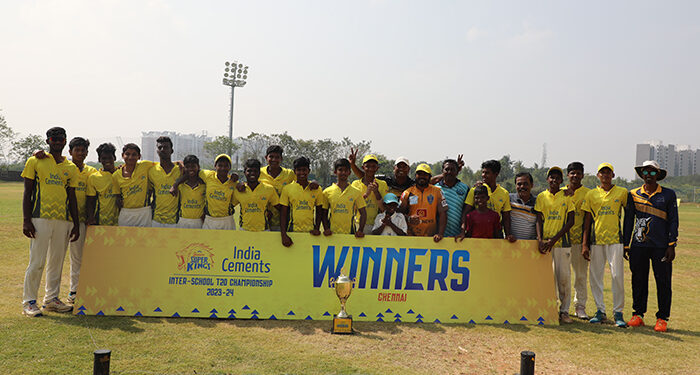 Jeppiaar MHSS emerge Champions of Junior Super Kings 2023-24 Chennai leg
