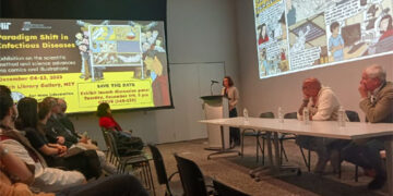 IITGN’s Artist-in-Residence’s collaborative work of comics on infectious disease transmission’s history exhibited at MIT