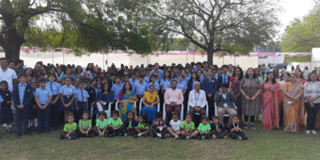 Calorx Olive International School students hold Maths and Science Expo in Bhadaj