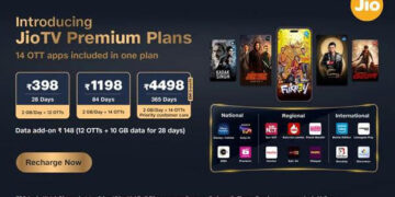 JioTV unveils Premium Plans starting at Rs 398 with 14 OTT subscriptions