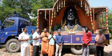 Adiyogi Ratham takes Mahashivratri Festivities on the road to Meenakshiammman’s Madurai
