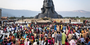 Spiritual tourism: 80 lakh people visited Adiyogi in 2023; 1.26 lakh had darshan on 1st Jan alone