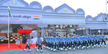 TN Governor Ravi unfurls national flag, Tamil pride showcased in R-Day celebrations