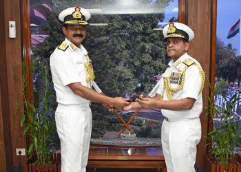 Vice Admiral V Srinivas takes over as the 30th FOCINC, Southern Naval Command