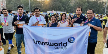 40 staffers of Transworld Group take part in TATA Mumbai Marathon to support trafficked victims