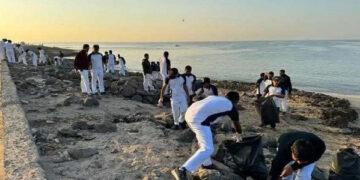 Over 300 kg waste collected from Chowpati Beach in Porbandar during Coast Guard Week