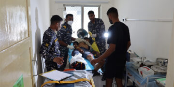 Indian Coast Guard evacuates critically injured fisherman from midsea off Dwarka coast