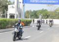 ICG Regional Commander leads HQs (North-West) to RRU bike rally to mark 48th Raising Day