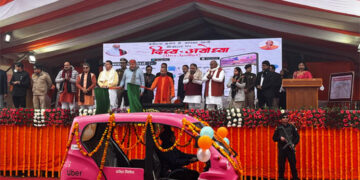 Spiritual, eco-friendly tourism: Uttar Pradesh CM flags off Uber EV Autos in Ayodhya