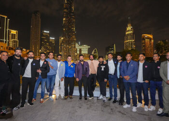 Celebrity Cricket League 2024 Promo Launched with a spectacular show on the Burj Khalifa