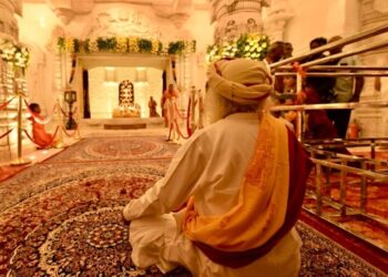 Sadhguru visits Ayodhya’s Ram Temple, describes it as ‘temple of devotion, conscious sacrifice’