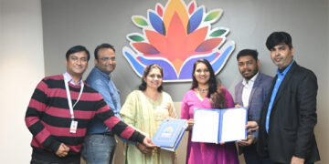 2 institutes of Swarrnim Startup Univ ink MoU with Cyber Octet for skill development, training
