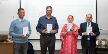 IITGN Director releases Prof Rajeev Sharma’s ‘Leadership Transition for Engineers’ book