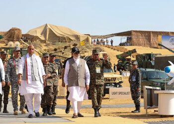 PM Modi witnesses ‘Bharat Shakti’ – a Tri-Services Firing and Manoeuvre Exercise in Pokhran