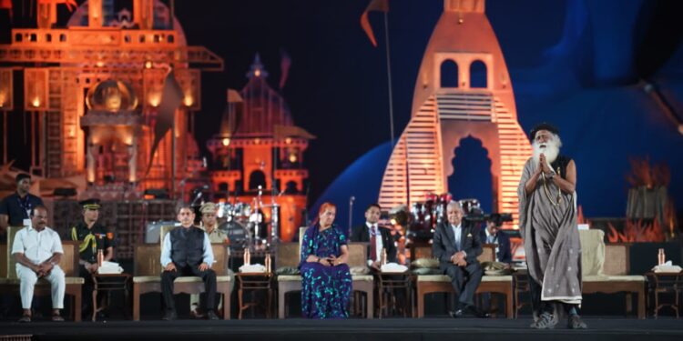 VP Dhankhar attends Isha Foundation’s 30th Mahashivratri celebrations in Kovai