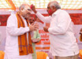 Holi 2024: HM Amit Shah & Gujarat CM Bhupendra Patel celebrate Holi with religious fervor