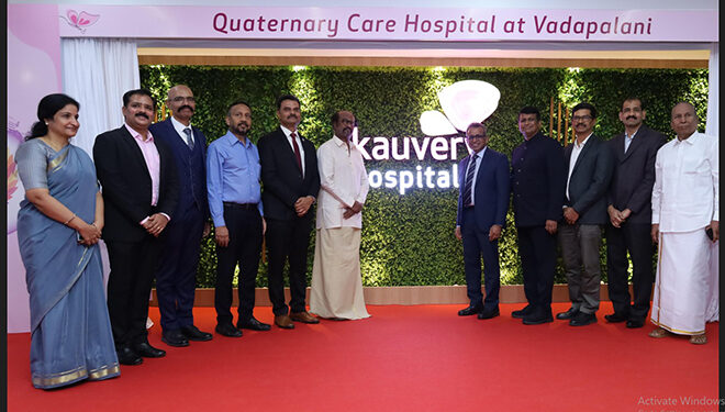 Superstar unveils Kauvery Hospital’s 9 ‘Centres of Excellence’ at Vadapalani
