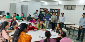 Prin MC Shah Commerce College celebrates ‘World Happiness Day’ in a unique way