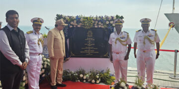 Union MoS for Defence inaugurates the Indian Coast Guard’s new jetty in Vadinar